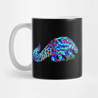 pangolin armored in kawaii pattern ecopop Mug